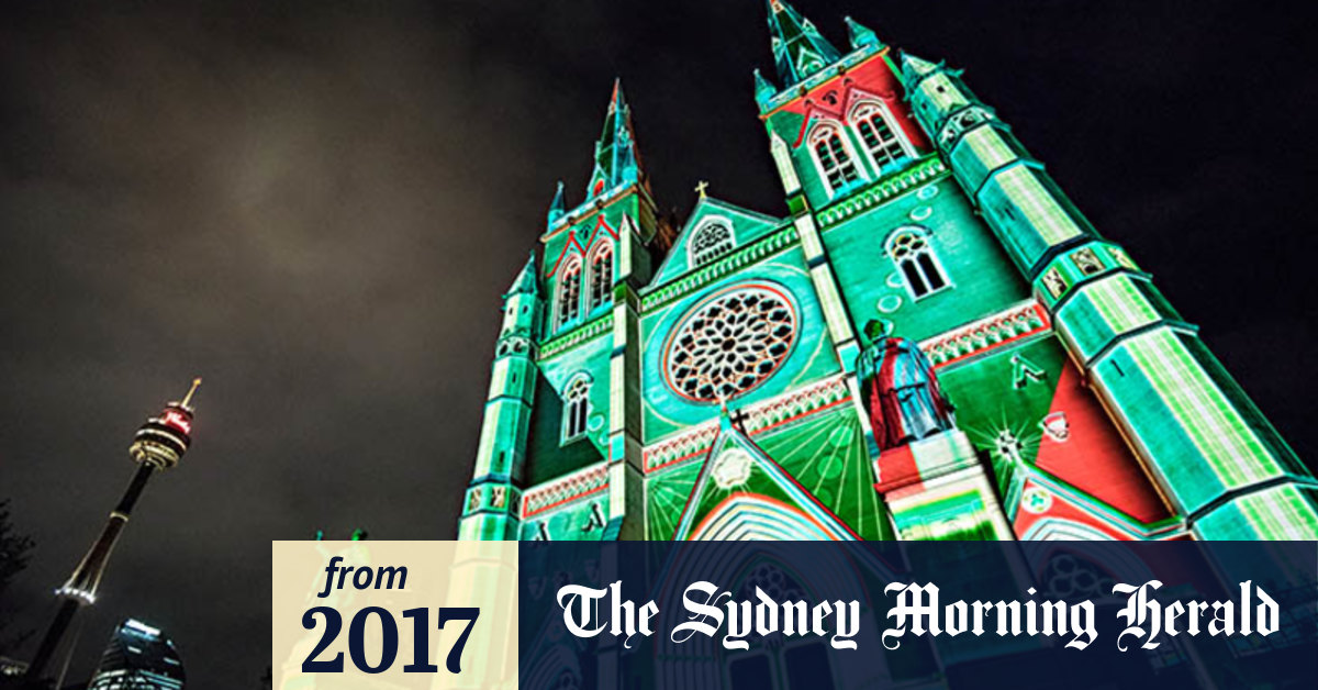 Video St Mary's Christmas lights timelapse